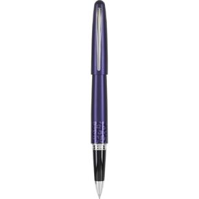 PILOT MR Animal Collection Gel Roller Pen in Gift Box, Matte Plum Barrel with Leopard Accent, Fine Point Stainless Steel Nib, Refillable Black Ink (91233)