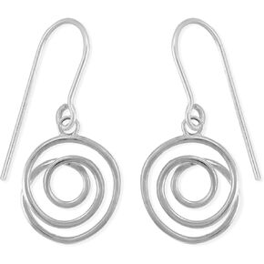 Boma Jewelry Spiral Dangle Earrings