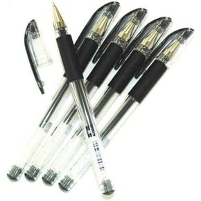 Uni-ball Signo Rubber Grip Ultra Micro Point Gel Pens -0.28mm-black Ink-value Set of 5