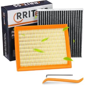 CA10741 Air Filter and CF10285 Cabin Air Filter Set, Engine Air Filter AC Filter Kit.