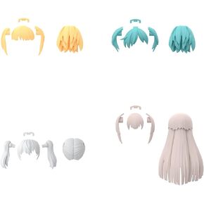Bandai Hobby - 30 Minute Sisters - Option Hair Style Parts 4 Types Vol 5, Bandai Spirits 30 MS Model Kit