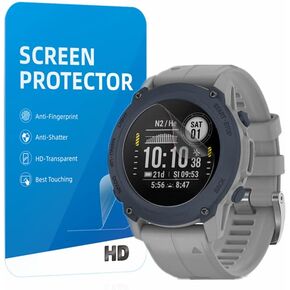 Compatible with Garmin Descent G1 Screen Protector, HD Premium Real Screen Protector Compatible for Descent G1 / G1 Solar Smartwatch [ 3PCS ] [ PET ]