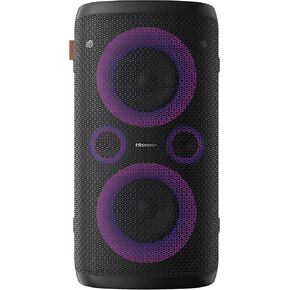 Hisense Ultimate Wireless Outdoor/Indoor Party Speaker with subwoofer, 2.0CH, 300W, IPX4 Waterproof,15 Hour Long-Lasting Battery, Bluetooth5.0, DJ and Karaoke Mode (HP100)