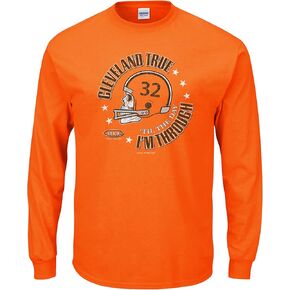 Cleveland True Til The Day I'm Through T-Shirt for Cleveland Football Fans (SM-5XL)