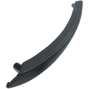 TTCR-II for BMW X5 X6 Door Handle Outer Cover, Genuine Leather Door Handle Outer Bracket Right Front/Right Rear Passenger Side Door Armrest Trim for BMW X5 E70 2007-2013 and X6 E71/E72 2008-2014