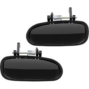 ECCPP Exterior Door Handles 1996-2000 for Honda for Civic Outer Replacement Rear Driver Left Passenger Right Door Handles 2pcs Black 72680S04003,72680S040030,77648,72640S04003,72640S040030,77650