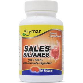 Sales Biliares Ox Bile with Digestive Enyzmes 60 Tabs