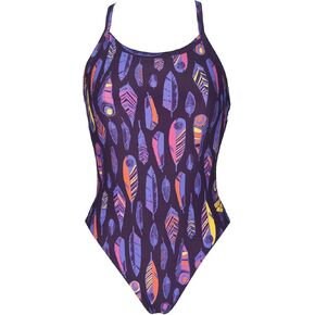 Arena Women's Standard Print Challenge Back One Piece Swimsuit