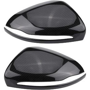 1 Pair Carbon Fiber Rearview Mirror Cover Fit for C/E/GLC/S Class W205 W213 X253 W222