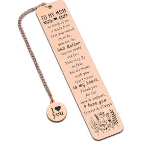 Mothers Day Gifts for Mom from Daughters Son Mothers Day Bookmarks for Mother Stepmom Mama Birthday Christmas Stocking Stuffer Gifts Ideas for Wife Her Women Mother of The Bride Valentines Gift