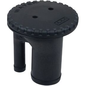 Perko 0543DPGBLK Vented Fuel Fills - Straight Neck , black