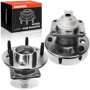 A-Premium 2 x Rear Wheel Bearing and Hub Assembly with ABS & 5-Lug Compatible with Chevrolet Impala & Buick Regal & Lexus GS450h & Oldsmobile Cutlass Ciera & Pontiac Montana