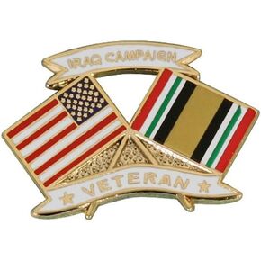 Iraq Campaign Vet Flag Lapel Pin