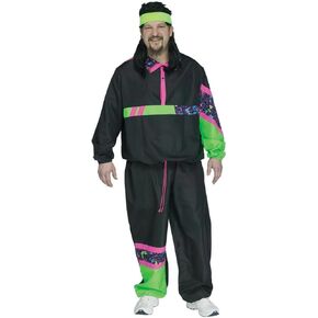Fun World Men's 80's Track Suit Costume