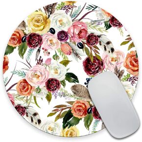 Pizza Mouse pad Anti Slip Rubber Round Mousepads Desktop Notebook Mouse Mat for Working and Gaming 7.9 x 7.9 x 0.12 Inch