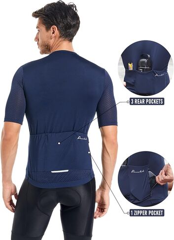قمصان Przewalski للرجال من Pro Team لركوب الدراجات بأكمام قصيرة قمصان ركوب الدراجات الهوائية لركوب الدراجات على الطرق والحصى in Kuwait