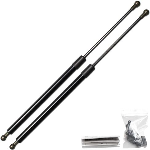 Hood Struts for Nissan Silvia S14 1993-1998 200SX 240SX No-Drill Bonnet Lift Supports Gas Dampers Springs Full Kit 2-Year Warranty Plain Black in Saudi Arabia