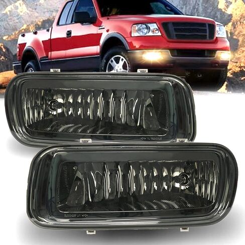 استبدال مصابيح الضباب لـ 2004 2005 2006 Ford F150 F-150 OE Style Fog Light متوافق مع مصابيح الهالوجين H10 12V 42W - عدسات الدخان in Kuwait