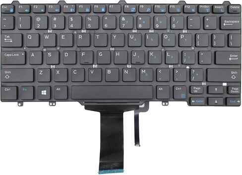 لوحة مفاتيح بديلة للكمبيوتر المحمول DELL Latitude 3340 3350 5490 E3340 E7450 E7470 US Layout in Saudi Arabia