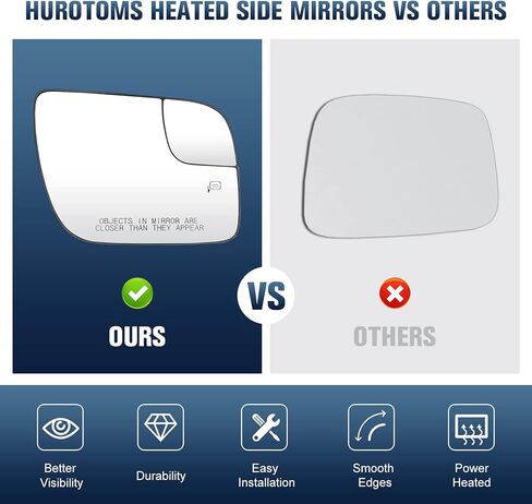 زجاج مرآة جانبية للركاب لـ 2011-2017 Ford Explorer سحب ساخن مع استبدال اللوحة الخلفية لـ BB5Z17K707A in Kuwait