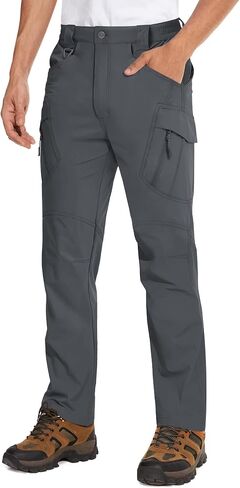 MAGCOMSEN Men's Quick Dry Hiking Pants with 9 Pockets Outdoor Lightweight Travel Fishing Work Tactical Pants in Saudi Arabia