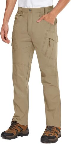 MAGCOMSEN Men's Quick Dry Hiking Pants with 9 Pockets Outdoor Lightweight Travel Fishing Work Tactical Pants in Saudi Arabia