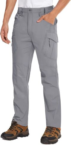 MAGCOMSEN Men's Quick Dry Hiking Pants with 9 Pockets Outdoor Lightweight Travel Fishing Work Tactical Pants in Saudi Arabia