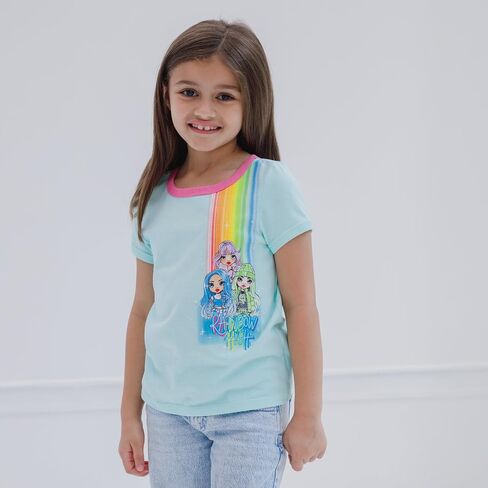 Rainbow High Avery Styles Karma Stella Girls 2 Pack T-Shirts Little Kid to Big Kid in Saudi Arabia
