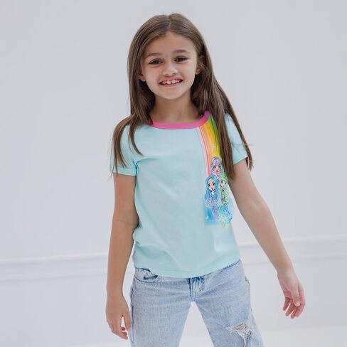 Rainbow High Avery Styles Karma Stella Girls 2 Pack T-Shirts Little Kid to Big Kid in Saudi Arabia