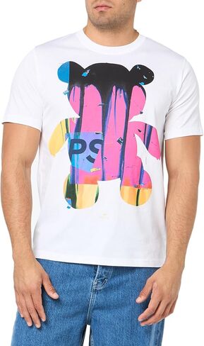 Paul Smith Men's Regular Fit Teddy T-Shirt in Saudi Arabia