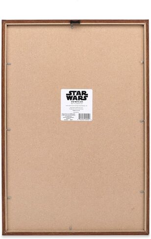 Disney Star Wars May The Force Be with You Framed Wood Wall Decor - Classic Star Wars Picture Featuring Darth Vader and Luke Skywalker in Saudi Arabia