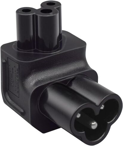 IEC320 C6 إلى C5 محول طاقة تيار متردد، ميكي ماوس C6 3 دبوس إلى C5 محول 3 فتحات، 90 درجة لأعلى زاوية قائمة C6 إلى C5 الطابعة، محول واجهة طاقة جهاز العرض in Saudi Arabia