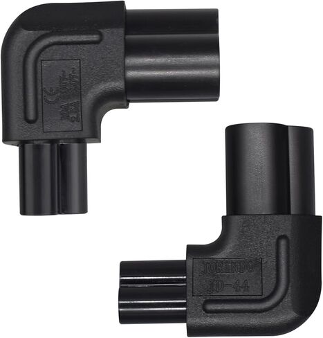 IEC320 C6 إلى C5 محول طاقة تيار متردد، ميكي ماوس C6 3 دبوس إلى C5 محول 3 فتحات، 90 درجة لأعلى زاوية قائمة C6 إلى C5 الطابعة، محول واجهة طاقة جهاز العرض in Saudi Arabia