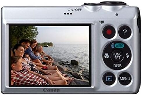 Canon PowerShot A810 16MP Digital Camera with 5X Optical Zoom-Silver 6179B001 (Renewed) in Saudi Arabia