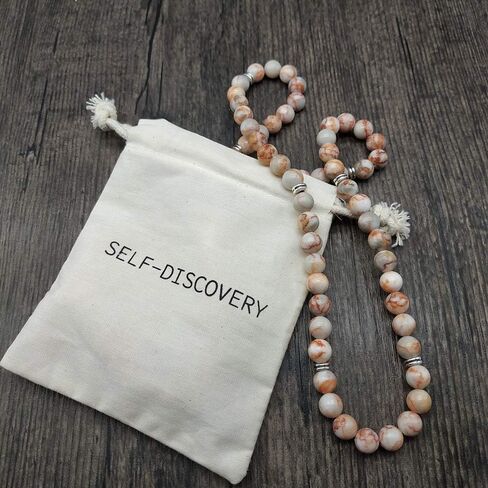 108 الخرز الطبيعي مالا اليوغا مجوهرات التأمل الخرز سوار قلادة مع سحر أوم (الخط الأحمر العقيق) in Kuwait