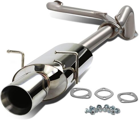 DNA MOTORING CBE-OE-CCBT05 Stainless Steel Cat Back Exhaust System [Compatible with 05-10 Chevy Cobalt 2.2L DOHC,07-10 Pontiac G5 2.2L DOHC] in Saudi Arabia