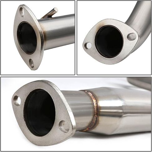 DNA MOTORING CBE-OE-CCBT05 Stainless Steel Cat Back Exhaust System [Compatible with 05-10 Chevy Cobalt 2.2L DOHC,07-10 Pontiac G5 2.2L DOHC] in Saudi Arabia
