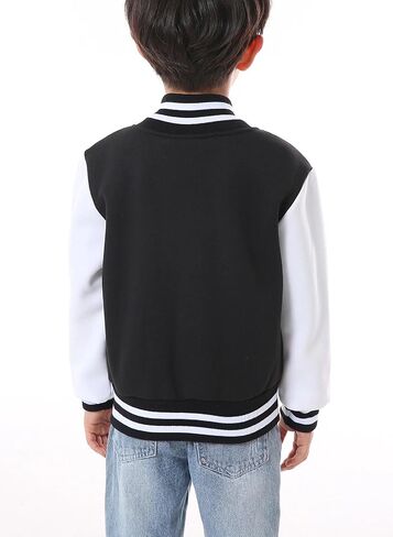 جاكيت بومبر للأطفال من بيبي هيلثي للأولاد والبنات، جاكيت بيسبول كاجوال بسحاب كامل وخفيف الوزن in Kuwait