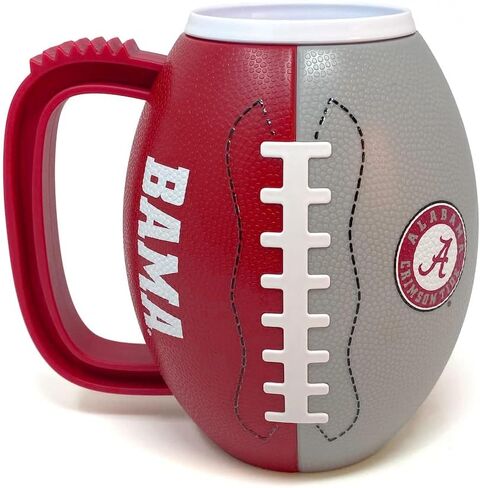 Party Animal NCAA Alabama Crimson Tide 3D Football Mug, Team Color in Saudi Arabia