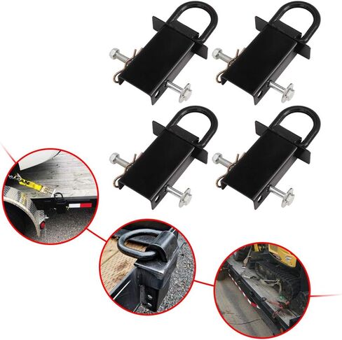 ELITEWILL 8 قطع من الصلب على شكل حرف D مثبتة على شكل حرف D لشاحنات المقطورات المسطحة in Kuwait