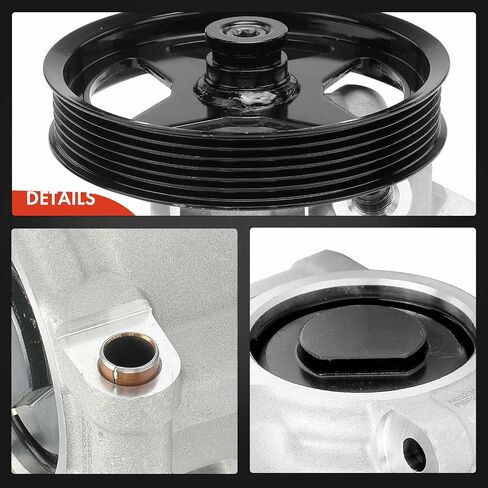 مضخة توجيه كهربائية ممتازة، مع بكرة، متوافقة مع Ford Explorer 2002-2004 وMercury Mountaineer 2002-2004، 4.6 لتر، استبدال # 1L2Z3A674BCRM in Saudi Arabia