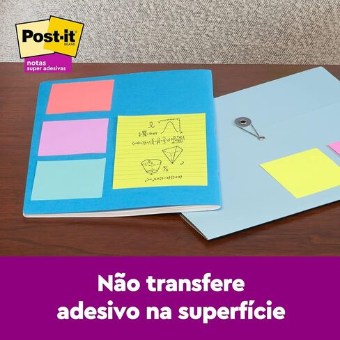 Post-it Super Sticky Notes, 4x6 in, 3 Pads, 2X The Sticking Power, Supernova Neons, Bright Colors, Recyclable, Pack of 12, 36 Pads Total in Saudi Arabia