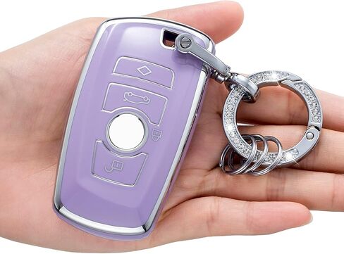 TPU Key Fob Case Cover Suitable for BMW 1 3 4 5 6 7 Series X3 X4 M5 M6 GT3 GT5 Series Keyless Remote Control Smart Key Fob in Saudi Arabia