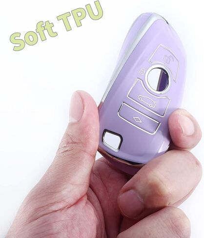 TPU Key Fob Case Cover Suitable for BMW 1 3 4 5 6 7 Series X3 X4 M5 M6 GT3 GT5 Series Keyless Remote Control Smart Key Fob in Saudi Arabia