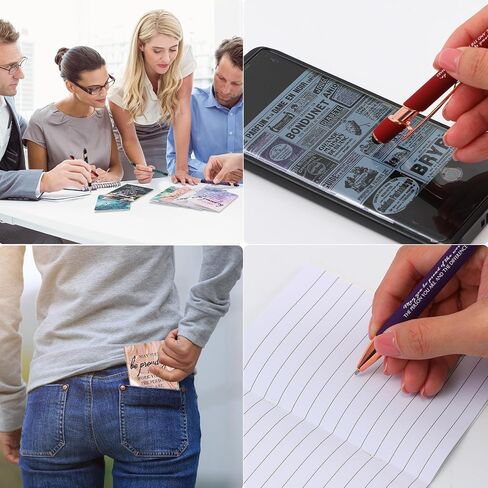 100 Pcs Teacher Appreciation Gifts for Coworker Inspirational Notebooks Thank You Ballpoint Pens Bulk Motivational Journals Notepads for Teacher Colleague Gifts Nurse Medical Assistant in Saudi Arabia