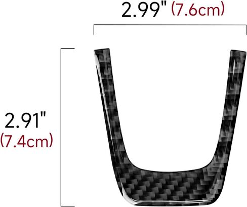 2PCS Carbon Fiber Decals Rear Side Window Louvers Sticker Compatible with Ford Mustang Mach E 2021 2022 Car Accessories-Not for Mustang in Saudi Arabia