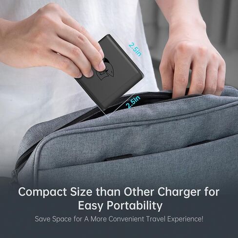 شاحن 140 وات G-POWER Pulse 140 PD 3.1 شحن سريع PPS، شاحن كمبيوتر محمول iPad لأجهزة MacBook Pro 16ʺ، iPad، Galaxy، OPPO، VIVO، OnePlus، Pixel، والمزيد in Kuwait