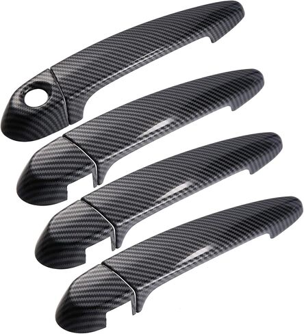 X AUTOHAUX ABS أسود غطاء مقبض الباب الخارجي مجموعة الكسوة لسيارات BMW E87 E90 E91 E92 E93 F30 X1 X2 X3 X4 X5 X6 بدون فتحة دخول ذكية in Saudi Arabia