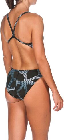 Arena Women's Standard Print Challenge Back One Piece Swimsuit in Kuwait