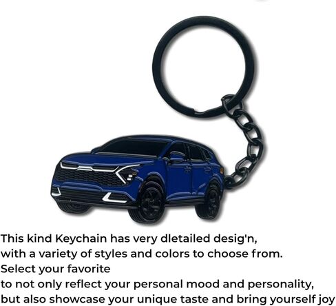 Car Keychain for kia sportage Accessories Metal Enamel Key Chain Ring 3D Model car Key chain in Saudi Arabia